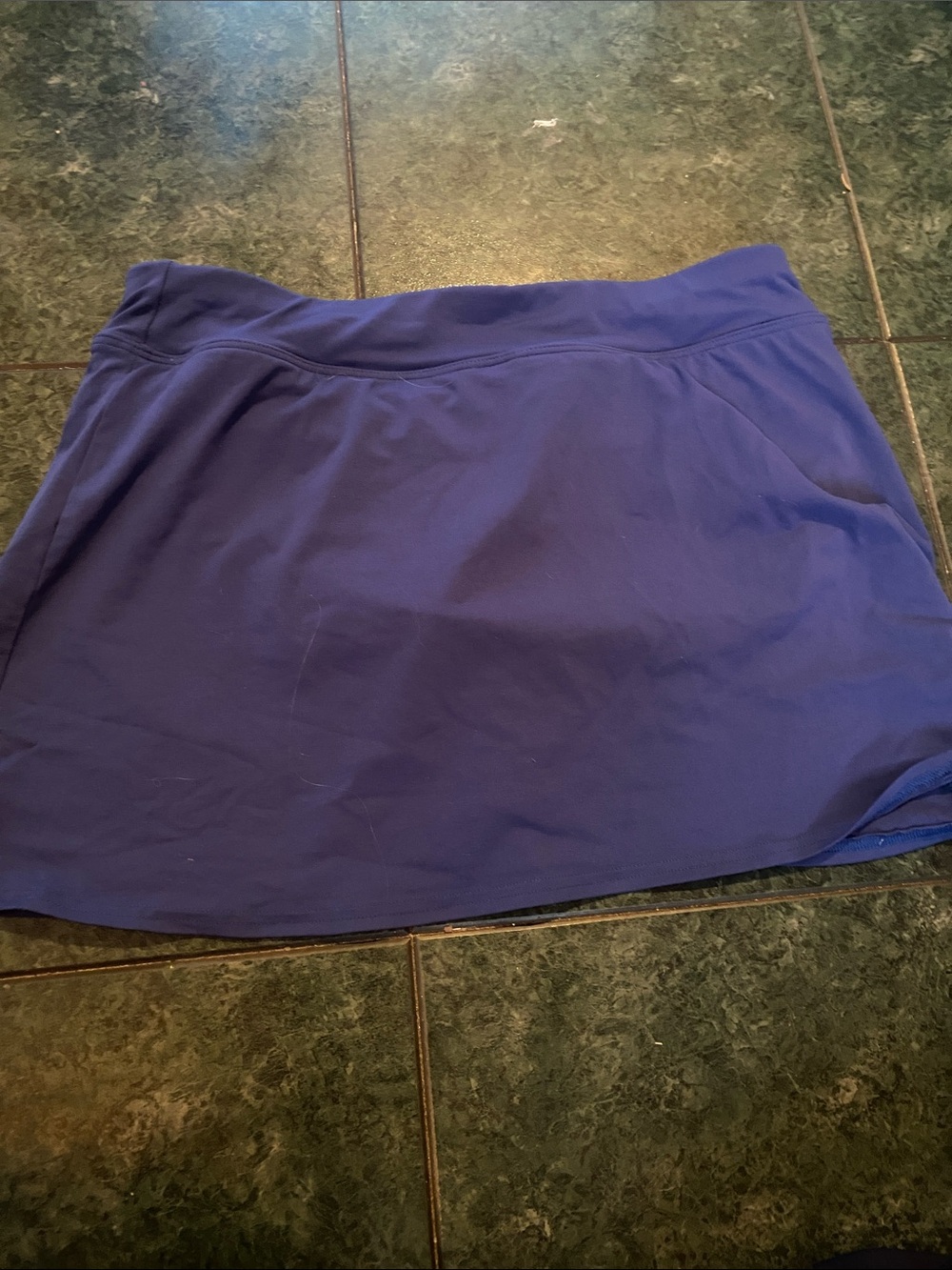 Lands' End Women's Royal Blue Swim Skirt